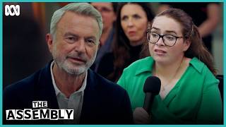 The question that shook Sam Neill  The Assembly  ABC iview [upl. by Nohsar]