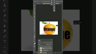 Design orange 2024 effects on 2024 photoshop tutorial [upl. by Noxid]