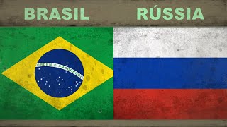 BRASIL x RÚSSIA  Comparação Militar  2018 [upl. by Ecnaled]