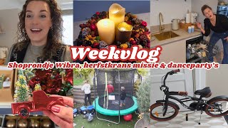 SHOPRONDJES PEPERNOTEN BAKKEN MISSIE HERFSTKRANS amp MANIFESTEREN 😂  Weekvlog  Zeg maar Fem [upl. by Amla]