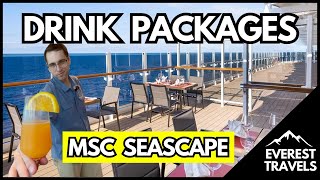 MSC Seascape  Drink Package Guide 2024 [upl. by Vincentia803]