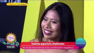 Yalitza Aparicio responde a las críticas memes y comparaciones  Sale el Sol [upl. by Eniretak390]