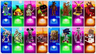 SHERIFF PAPILLON 🆚 CRAZY FROG 🆚 ODDBODS 🆚 LARVA 🆚 BUS EATER 🆚 ZIG amp SHARKO 🌈 Who Wil Win TilesHop [upl. by Alison]