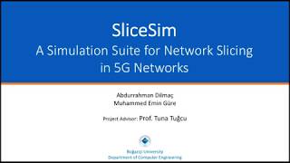 SliceSim A Simulation Suite for Network Slicing in 5G Networks [upl. by Chinua]