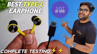 Best TypeC Wired Earphones Under 1000 ⚡⚡ Mozu Audiology 200 Type C Wired Earphones ⚡⚡ [upl. by Hbahsur]