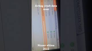 crash data reset nissan altima 2022 [upl. by Ignacia]