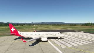 E190 taxi and takeoff from BratislavaMSFS [upl. by Rashida]