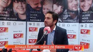 Arnaud Robinet maire de Reims [upl. by Aihsyt]