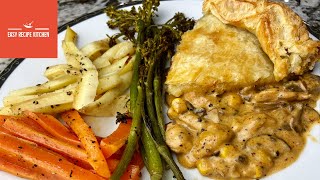 How To Make Easy Chicken amp Mushroom Pie [upl. by Fast]