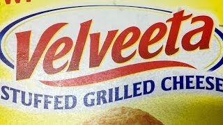 Velveeta Stuffed Grilled Cheese Review [upl. by Ardnekat]