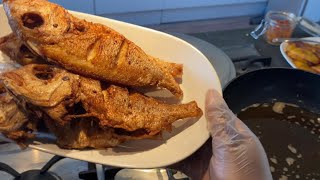 Gebakken vis recept Red snapper [upl. by Ynnaj208]