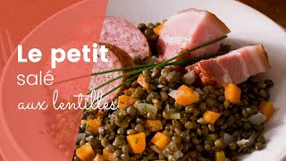 La recette du petit salé aux lentilles [upl. by Eecak]