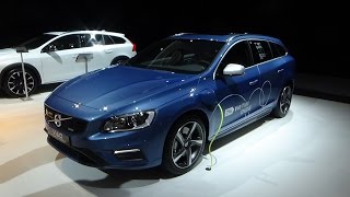 2015 Volvo V60 D6 Twin Engine Exterior and Interior Auto Show AutoRAI Amsterdam 2015 [upl. by Davey754]