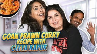 Geeta Maa Aur Farah Khan Ka Mazedaar Banter Aur Prawns Curry  FarahKhanK [upl. by Noevad]