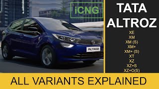 Tata Altroz Petrol amp CNG Variants Explained  New Updated Variants Explained [upl. by Aicac613]