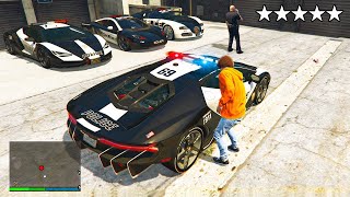 ROBANDO COCHES de POLICÍA en GTA 5 [upl. by Dorahs]