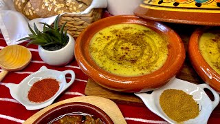 Purée de pois cassés à la Marocaine البيصار على الطريقة الشمالية [upl. by Assiled239]