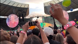 Coldplay  Paradise  Live at Berlin 2022 [upl. by Atekihs393]