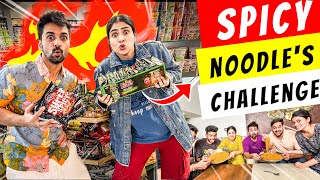 Spicy Noodle challenge 🔥 [upl. by Leonelle]