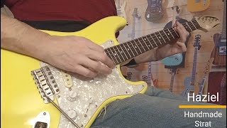 Haziel  Italian Handmade Modern Yellow Strat  SOLD [upl. by Birmingham]