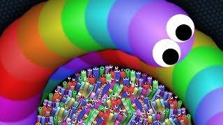 Slitherio 1 Troll Hacker Snake vs 91719 Snakes Epic Slitherio Gameplay [upl. by Crandall]