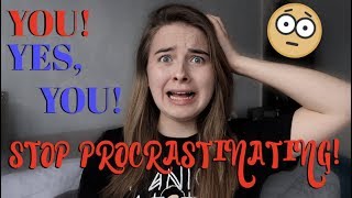 HOW TO STOP PROCRASTINATING yes I see you procrastinating right now [upl. by Granoff]