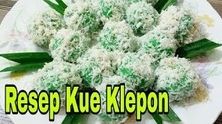 RESEP KLEPON ENAK  Cara Membuat Klepon Isi Gula Merah Ala Dapur Dina [upl. by Gibbeon]