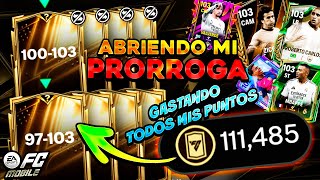 PRORROGA 😱 GASTANDO TODOS MIS PUNTOS Y ESTO ME SALIO FC25 MOBILE [upl. by Ecam]