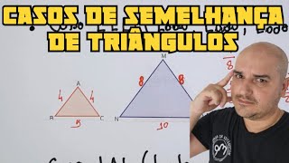 Casos de Semelhança de Triângulos  AA LLL e LAL [upl. by Kenley]