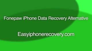 Fonepaw iPhone Data Recovery Alternative [upl. by Mcnamee]