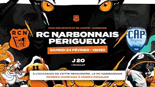 Championnat Nationale1  RC Narbonnais  CA Périgueux [upl. by Finzer]