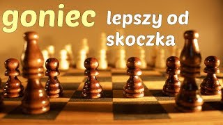 SZACHY 67 Goniec lepszy od skoczka gra środkowa i końcówka szachowa Otwarte pozycje w szachach [upl. by Ender806]