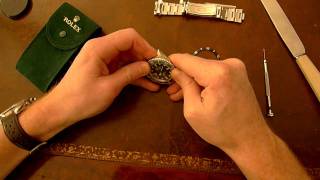 How to change the bezel insert on your Rolex Submariner [upl. by Arinay99]