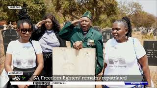 Zimbabwe  Remains of 16 SA freedom fighters to be exhumed for repatriation [upl. by Louisa49]