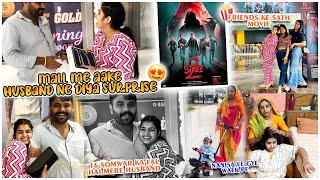 Mall me aakr husband ne diya dream gift🎁🥰16 somwar ka fal h mere husband 🥰frnds k sath dekhi 🍿 movie [upl. by Nnaaras]