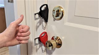 Are Portable Door Locks the Best Security for 5 Honest Review [upl. by Arotak890]