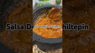 Salsa de ajo y chiltepín salsadeajoychiltepin salsadeajo salsademolcajete chiltepin salsa [upl. by Honora]