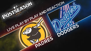 LA Dodgers vs SD Padres Game 4 LIVE Play by Play amp Reaction [upl. by Nivrek151]