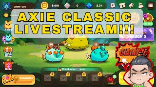 AXIE LIVE GAMEPLAY 1  META AXIE TEAM CLASSIC V2  HOW TO EARN MONEY ON YOUTUBE 2024 [upl. by Anilek]