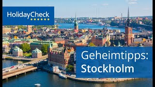 Geheimtipps für Stockholm  HOLIDAYCHECK [upl. by Finegan]