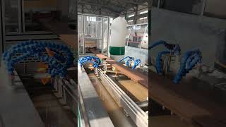 PE WPC embossing decking machine machine extrudermanufacturer woodplasticcomposite wpcdecking [upl. by Nyletac]