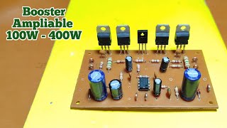 Booster Ampliable Con TL071 Casero [upl. by Asiar22]