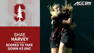 Stanfords Shae Harvey Scores To Take Down 2 UNC [upl. by Arahd817]