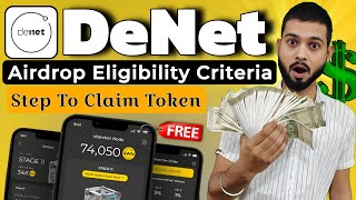 DeNet Airdrop  Step To Claim Token  Airdrop Eligibility Criteria [upl. by Trisa]