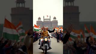 Modi amp Putin A Ride of Friendship modi putin friendship india russia independenceday ai fun [upl. by Aerdnek]