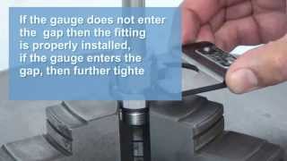 Twin ferrule tube fittingsWellLok installation instruction [upl. by Yeffej]