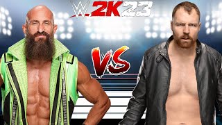 WWE 2K23 TOMMASO CIAMPA VS JON MOXLEY IN A BACKSTAGE BRAWL [upl. by Pirbhai]