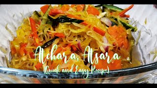 How to make very Appetizing quotAtchara Papaya Relishquot Affordable Quick and Easy [upl. by Yrocej]