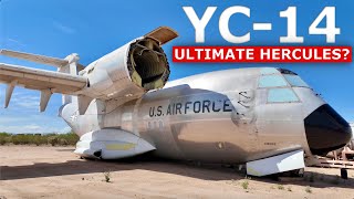 Guided tour around the ULTIMATE Hercules The Boeing YC14 [upl. by Wehttam]