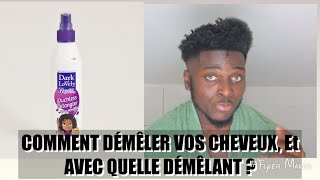 COMMENT DÉMÊLER VOS CHEVEUX ET AVEC QUELLE DÉMÊLANTS 🤔 [upl. by Vernice]